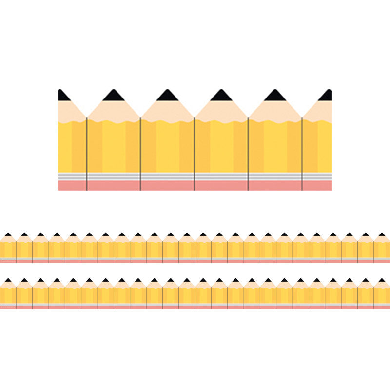 2-Pack Pencils Die-Cut Border Trim