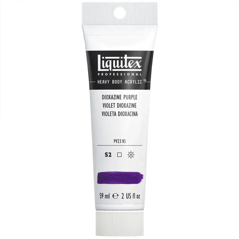 Professional Heavy Body Acrylic Paint, 59 mL Tube, Dioxazine Purple