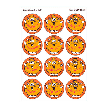 Tear-ific!/Onion Scented Stickers, Pack of 24