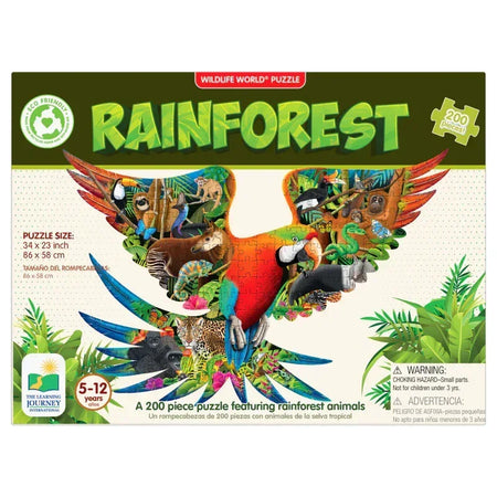 Wildlife World - Rainforest Puzzle, 200 Pieces