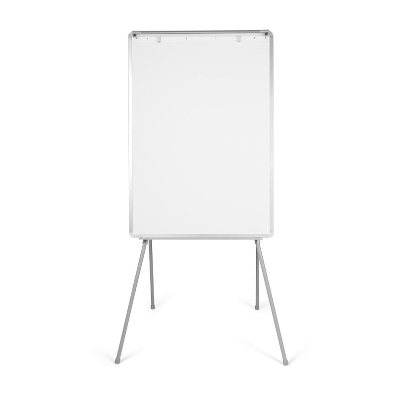Non-Magnetic Dry Erase Quad-Pod Presentation Easel, Silver, 29.5 x 42 Inch