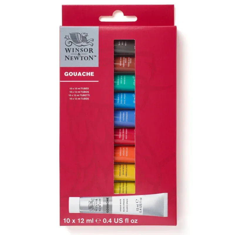 Gouache Colour - 10 x 12ml Set