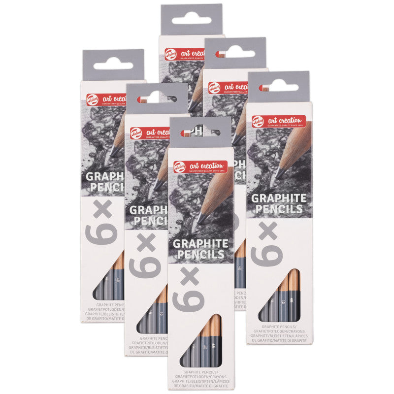 Graphite Pencils, 6 Per Set, 6 Sets