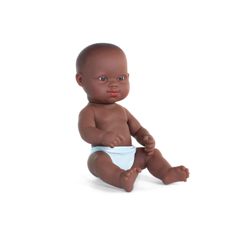 Baby Doll African Girl with Down Syndrome, 12-5/8"
