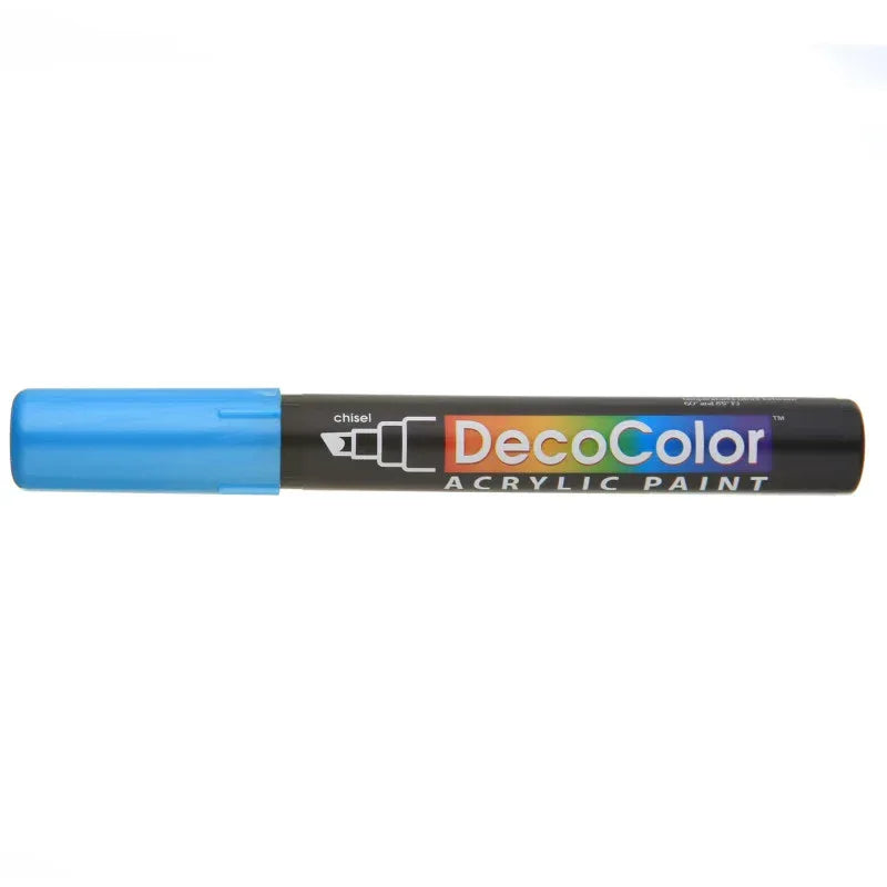 DecoColor® Acrylic Paint Pen, 315M-S, Chisel Tip, Metallic Blue