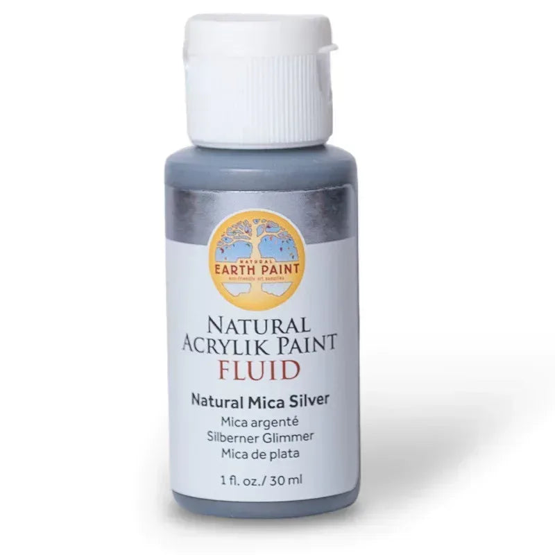 Natural Fluid Acrylik - 1 oz - Silver Mica