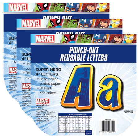 Marvel&trade; Super Hero Adventure Deco Letters, 223 Per Pack, 3 Packs