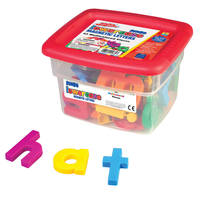 AlphaMagnets&reg; Jumbo Lowercase, Multi-Colored, 42 Pieces