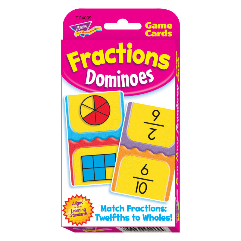 Fractions Dominoes Challenge Cards&reg;