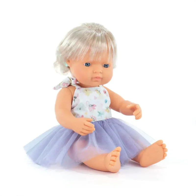 My Friends & Me Baby Doll, Caucasian Girl With Hearing Implant, 15", Boxed