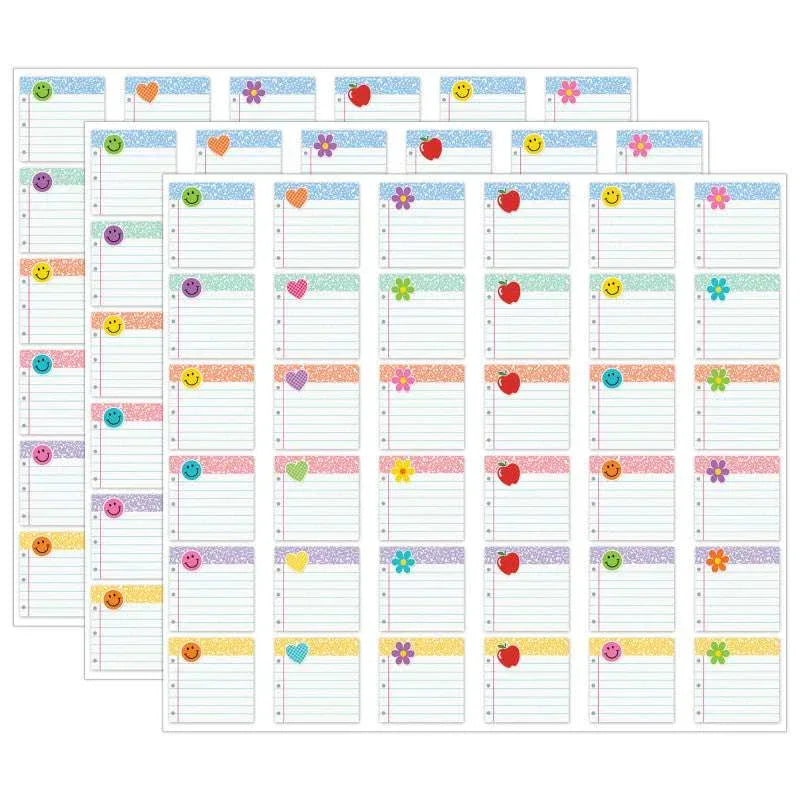 Cool for School Mini Accents, 36 Per Pack, 3 Packs
