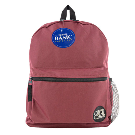 Basic Backpack 16" Burgundy