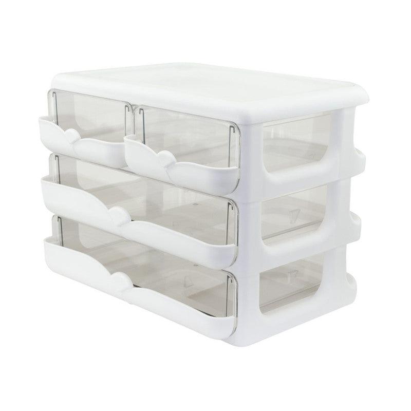 4-Drawer Desktop & Craft Organizer, White
