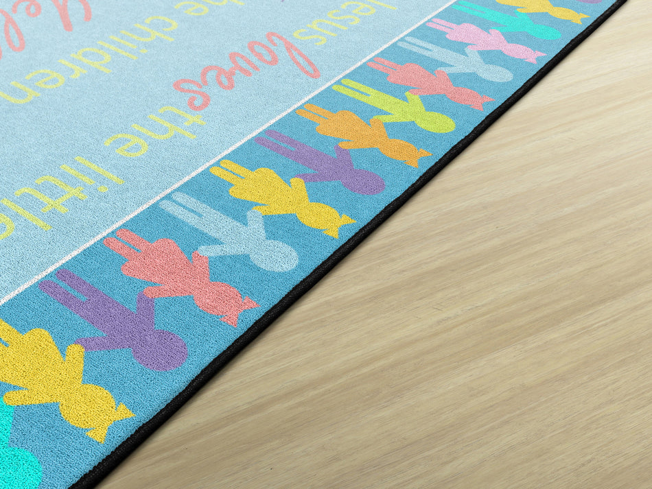 ALL THE CHILDREN IN THE WORLD RECTANGLE CARPETS 6 X 8'4