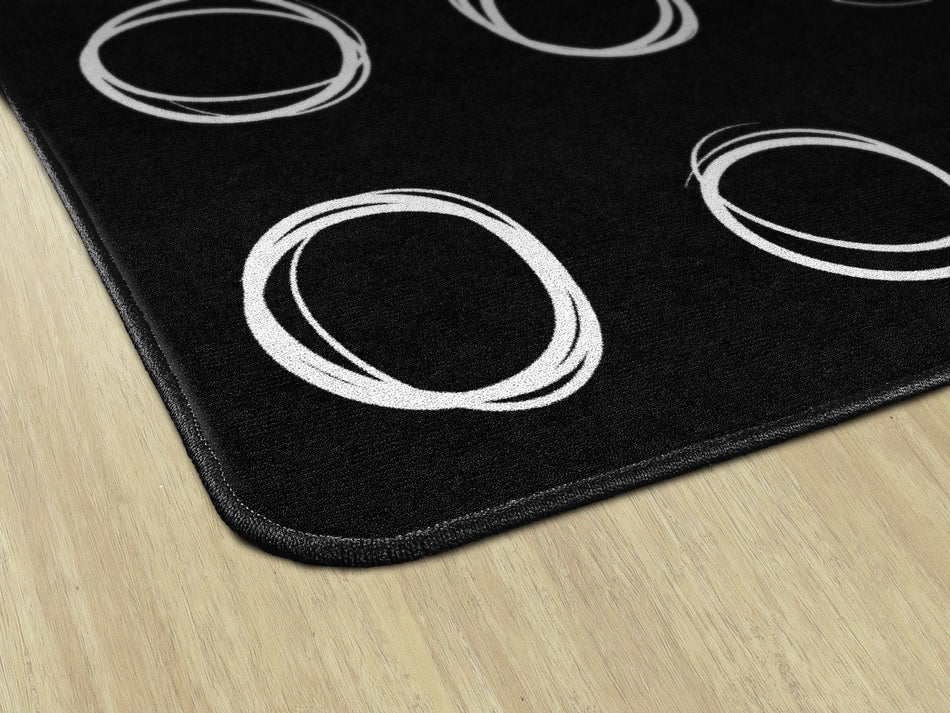 CIRCLE SAMPLER RECTANGLE CARPETS 6 X 8'4