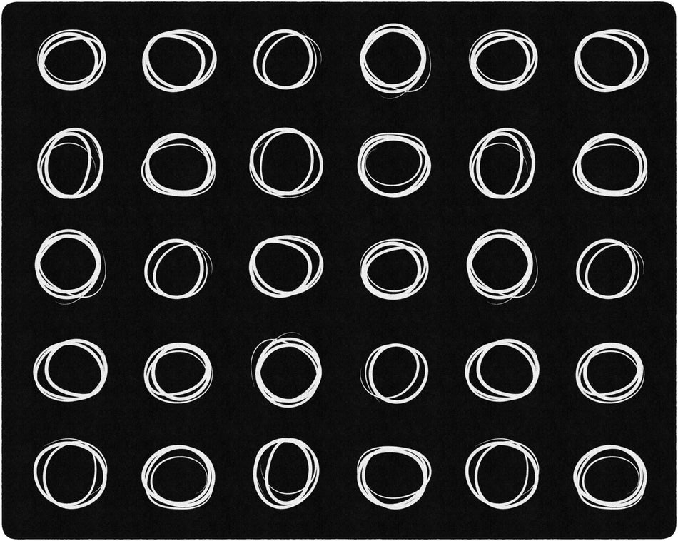 CIRCLE SAMPLER RECTANGLE CARPETS 10'6 X 13'2