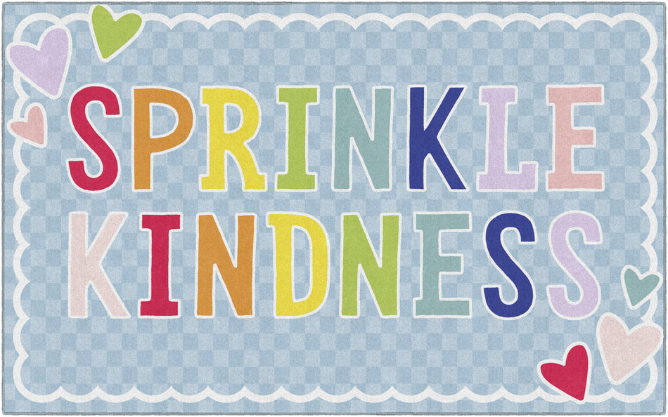 SPRINKLE KINDNESS RUG RECTANGLE CARPETS 7'6" X 12'