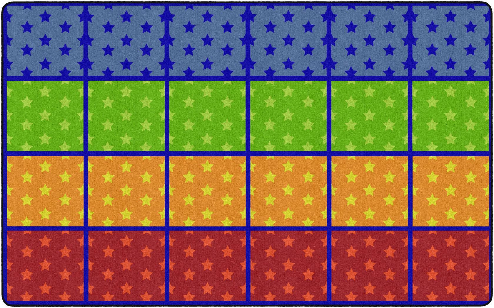 STARS SEATING ROWS PRIMARY RECTANGLE CARPETS 7'6X12' – Gramco School ...