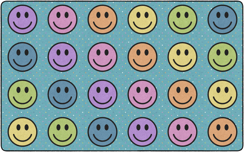 SMILEY SEATING RECTANGLE CARPETS 7' 6" x 12'