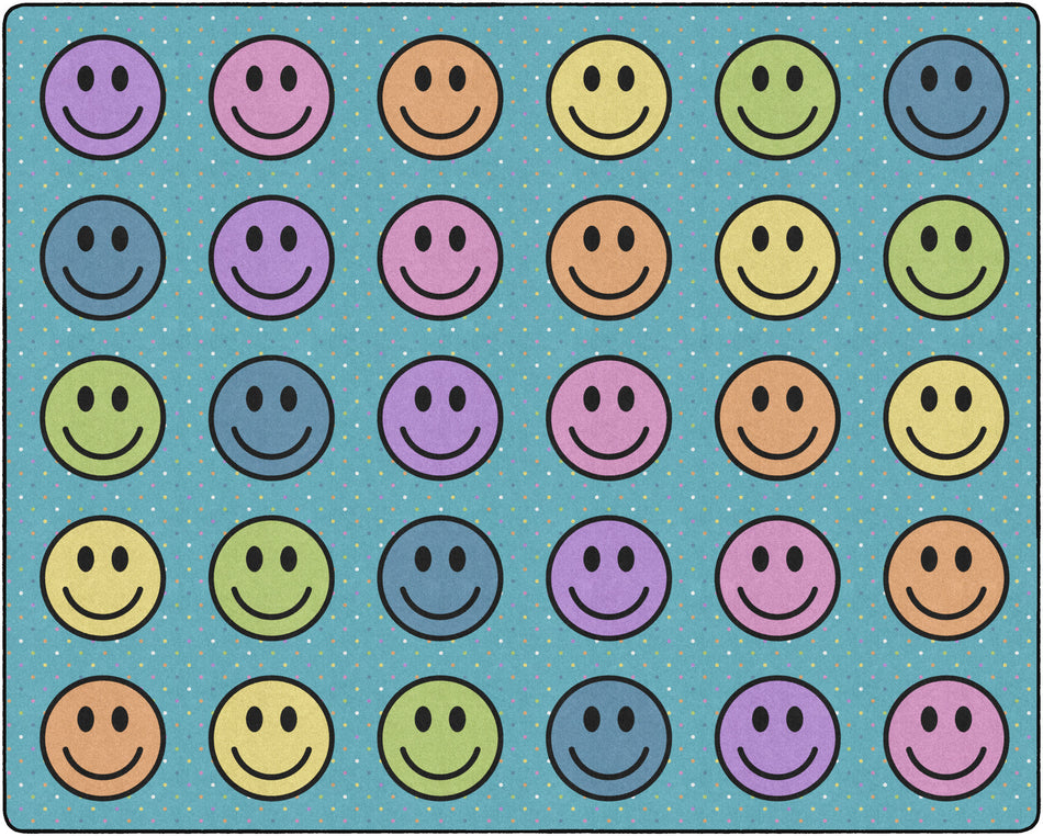 SMILEY SEATING RECTANGLE CARPETS 10'6 x 13'2