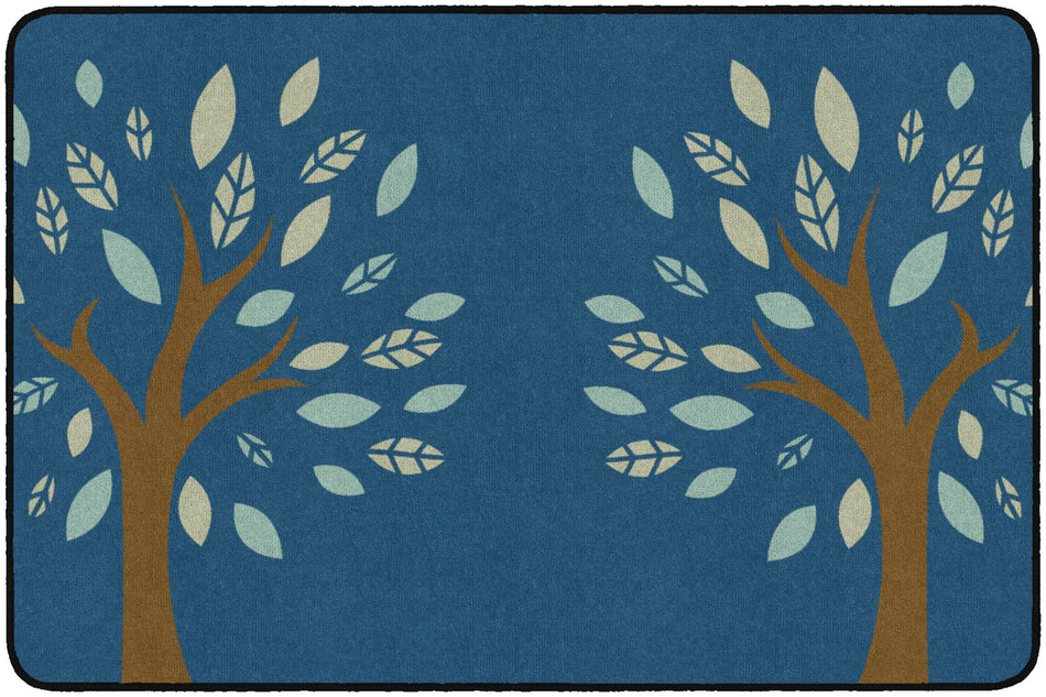 CALMING TREES RECTANGLE CARPETS 4' X 6'