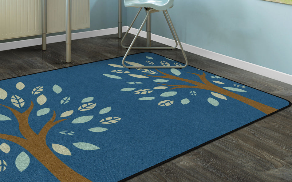 CALMING TREES RECTANGLE CARPETS 4' X 6'