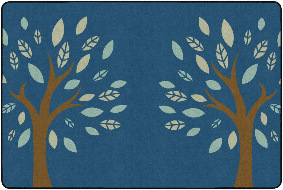 CALMING TREES RECTANGLE CARPETS 6' X 9'