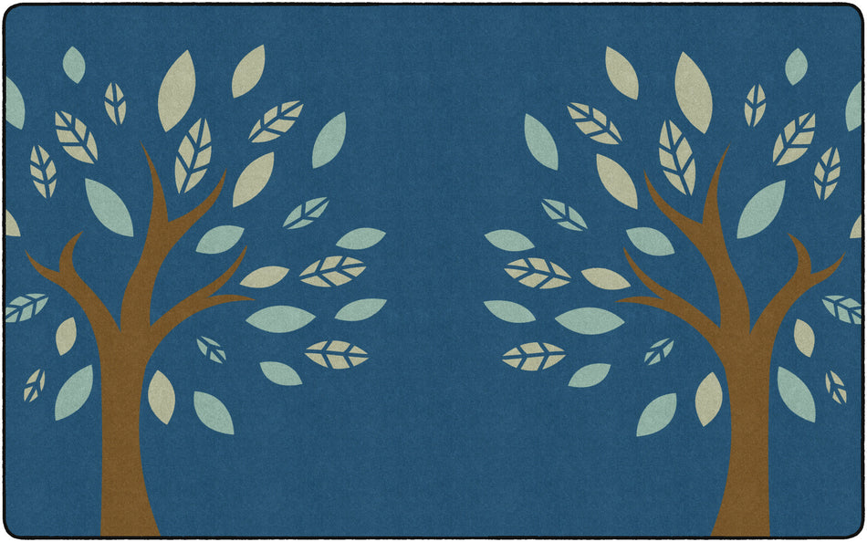 CALMING TREES RECTANGLE CARPETS 7'6" X 12'