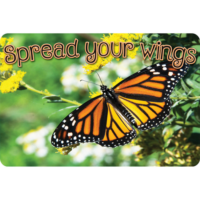 The Original Fun Mat&trade;, Welcome Mat, 15.5" x 23.5", Spread Your Wings Butterfly Welcome