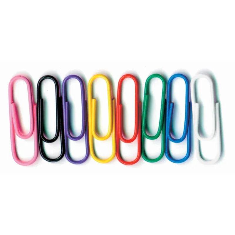 Paper Clips 010 Vinyl-Coated Paper Clips, No. 1 Standard Size, Pack of 100 – Gramco ...