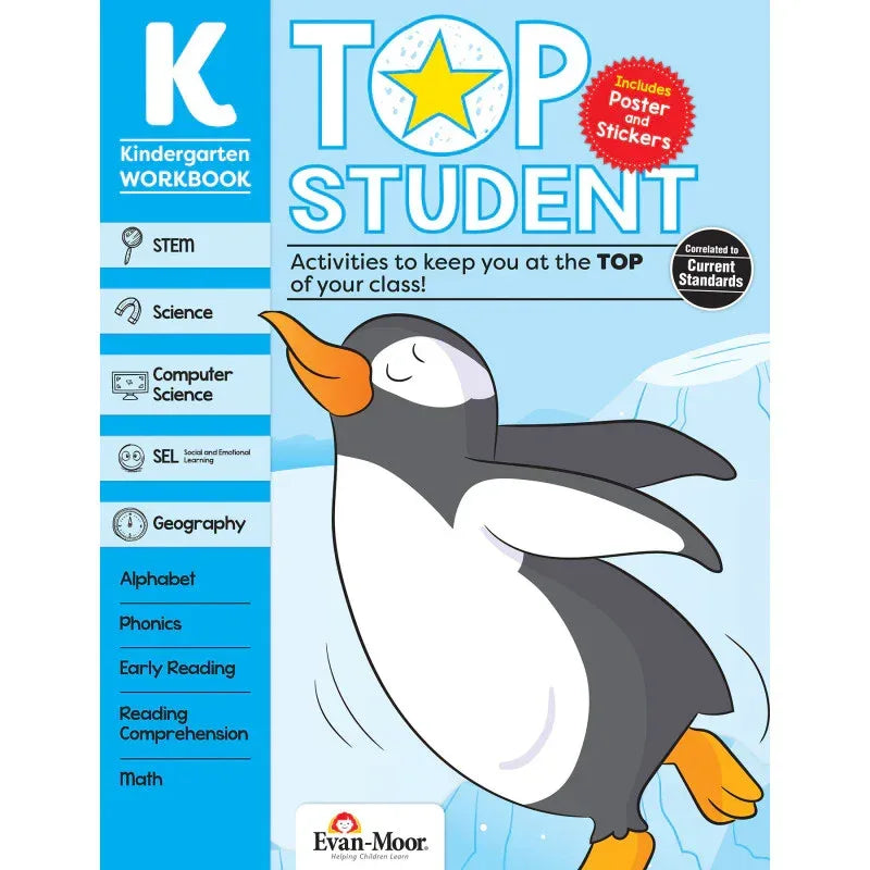 Top Student Activity Book, Grade K
