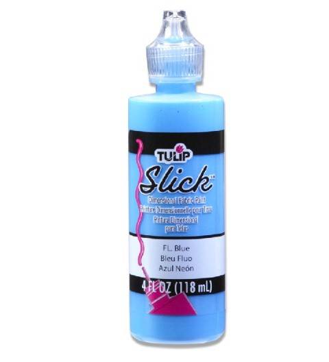 Tulip Dimensional Fabric Paint Slick 4 oz. Bottles Light Blue