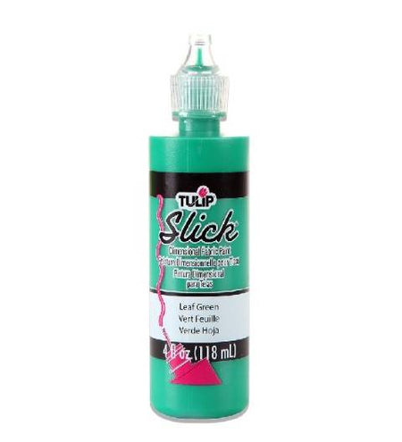Tulip Dimensional Fabric Paint Slick 4 oz. Bottles Leaf Green