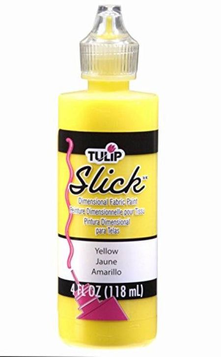 Tulip Dimensional Fabric Paint Slick 4 oz. Bottles Yellow