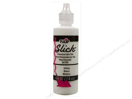 Tulip Dimensional Fabric Paint Slick 4 oz. Bottles White