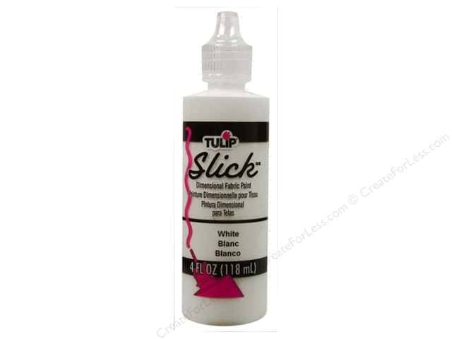 Tulip Dimensional Fabric Paint Slick 4 oz. Bottles White