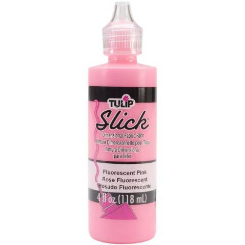 Tulip Dimensional Fabric Paint Slick 4 oz. Bottles Hot Pink