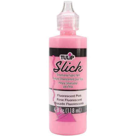 Tulip Dimensional Fabric Paint Slick 4 oz. Bottles Hot Pink