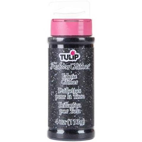 Tulip Dimensional Fabric Paint 4 oz Glitter Black