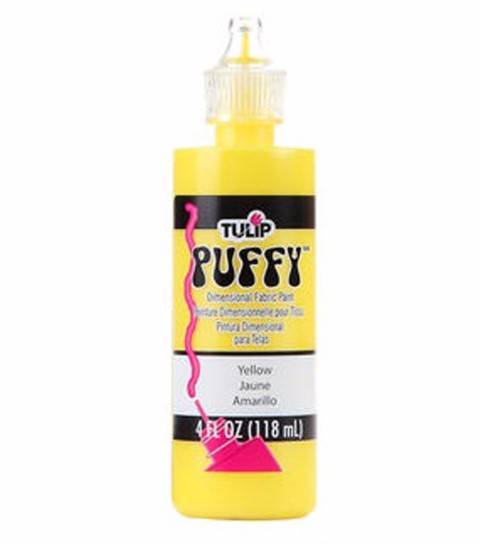 Tulip Dimensional Fabric Paint 4oz Puffy Yellow