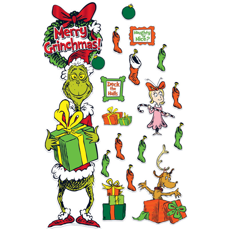 Dr. Seuss&trade; The Grinch All-In-One Door Decor Kit