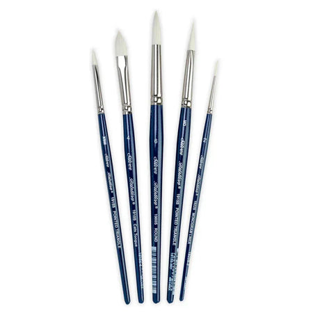 Bristlon Triangle Cats Tongue Brushes, Set of 5