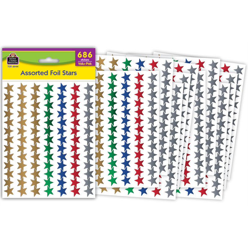 Assorted Foil Stars Valu-Pak Stickers