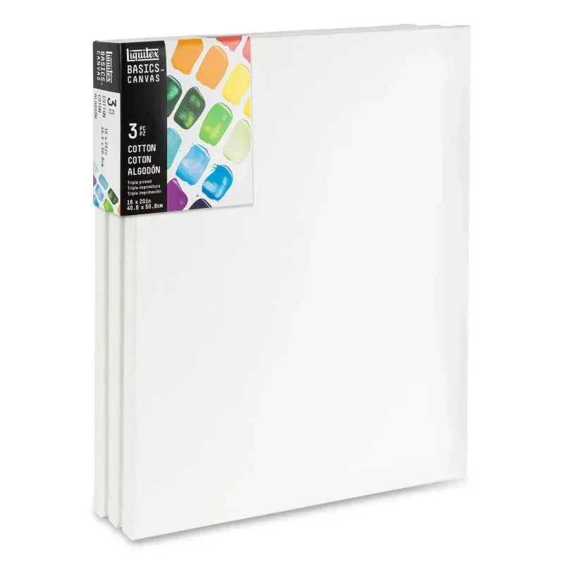 BASICS Cotton Canvas, 16x20 in, Set of 3