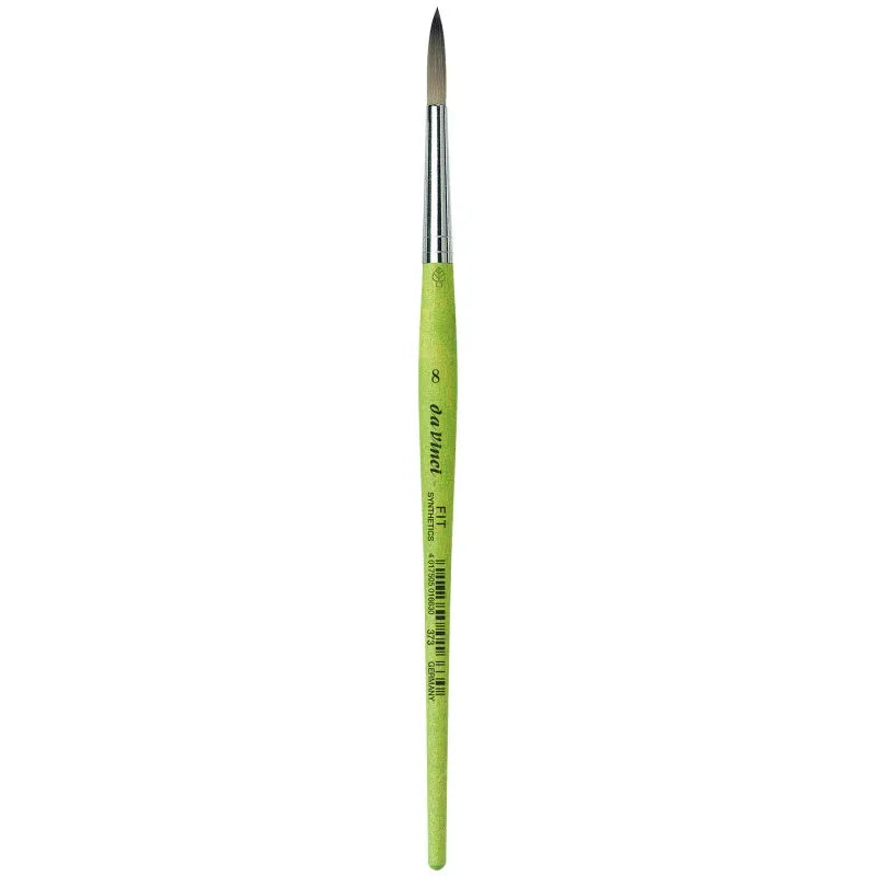 FIT Synthetics Student Brush, Synthetic, Acrylic & Tempera, Round, Series 373, Size 8