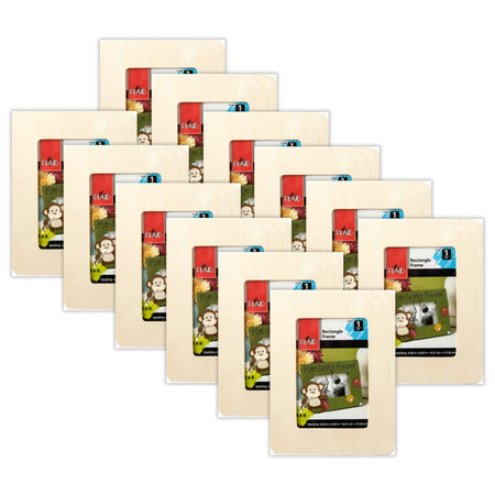 Value Frame, Rectangle, 8" x 6", 4" x 6" Opening, Pack of 12