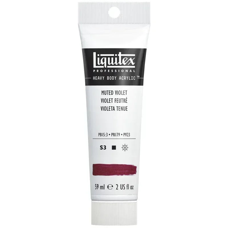 Professional Heavy Body Acrylic Paint, 59 mL Tube, Muted Violet