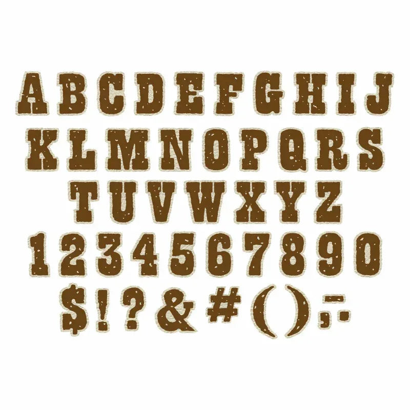 Wild Wild Classroom Deco Letters, 181 Characters