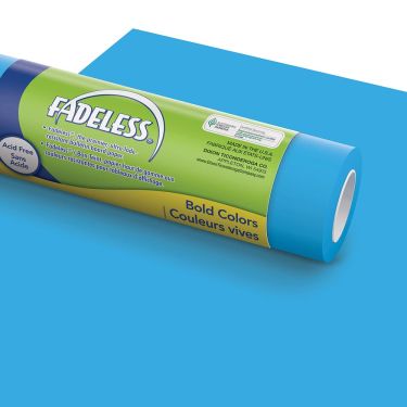 Pacon Fadeless Bulletin Board Art Paper Rolls, 4-Feet by 50-Feet Bright Blue