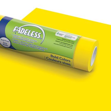 Pacon Fadeless Bulletin Board Art Paper Rolls, 4-Feet by 50-Feet Yellow